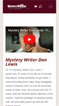 Mobile Screenshot of mysterywriterdonlewis.com