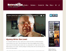 Tablet Screenshot of mysterywriterdonlewis.com